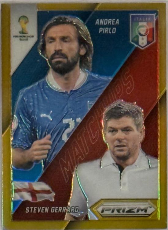 Andrea Pirlo / Steven Gerrard [Gold Prizm] #8