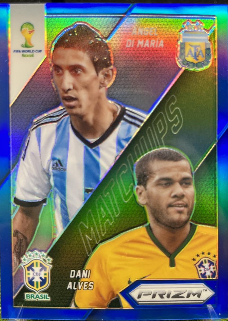 Angel Di Maria / Dani Alves [Blue Prizm] #28
