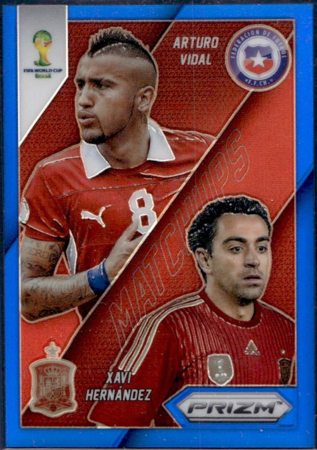 Arturo Vidal / Xavi Hernandez [Blue Prizm] #3