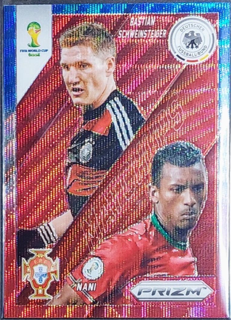 Bastian Schweinsteiger / Nani [Blue & Red Wave] #14