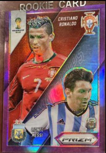 Cristiano Ronaldo / Lionel Messi [Purple Prizm] #19