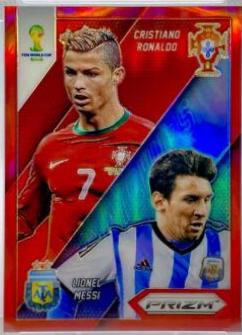 Cristiano Ronaldo / Lionel Messi [Red Prizm] #19