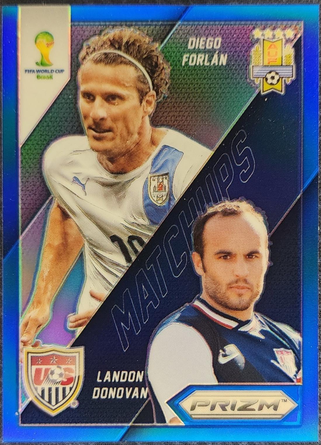 Diego Forlan / Landon Donovan [Blue Prizm] #26