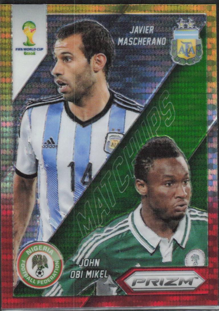 Javier Mascherano / John Obi Mikel [Yellow & Red Pulsar] #13