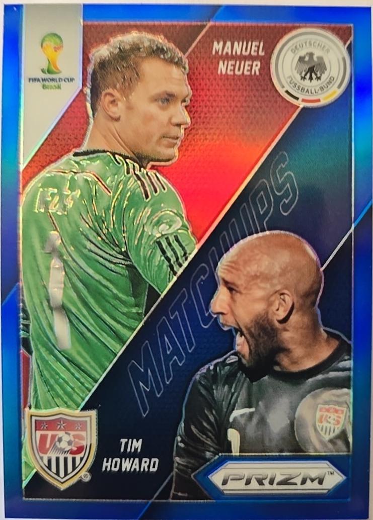 Manuel Neuer / Tim Howard [Blue Prizm] #16