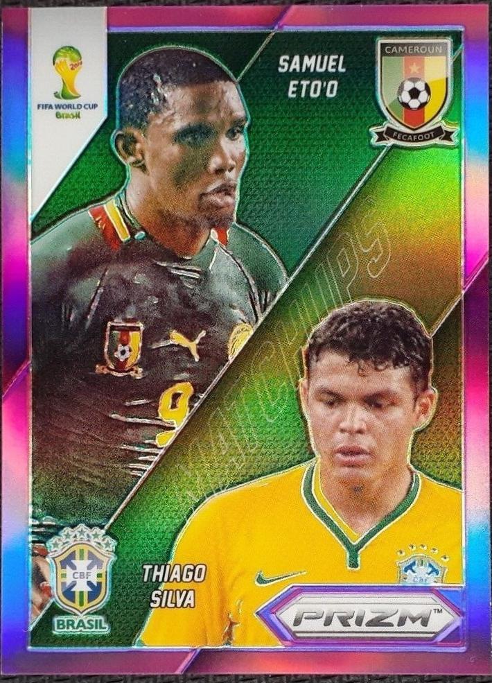 Samuel Eto'o / Thiago Silva [Purple Prizm] #1