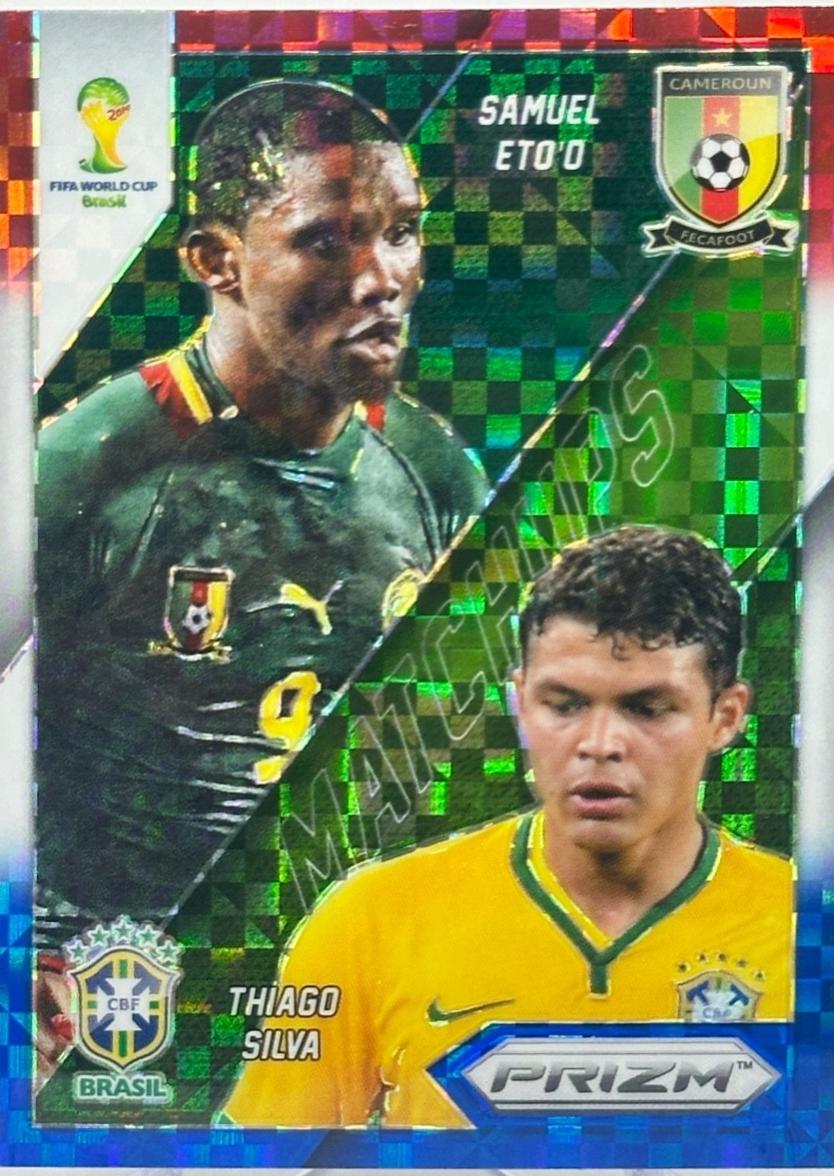 Samuel Eto'o / Thiago Silva [Red White Blue Power Plaid] #1