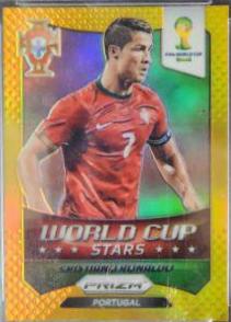 Cristiano Ronaldo [Gold Prizm] #28