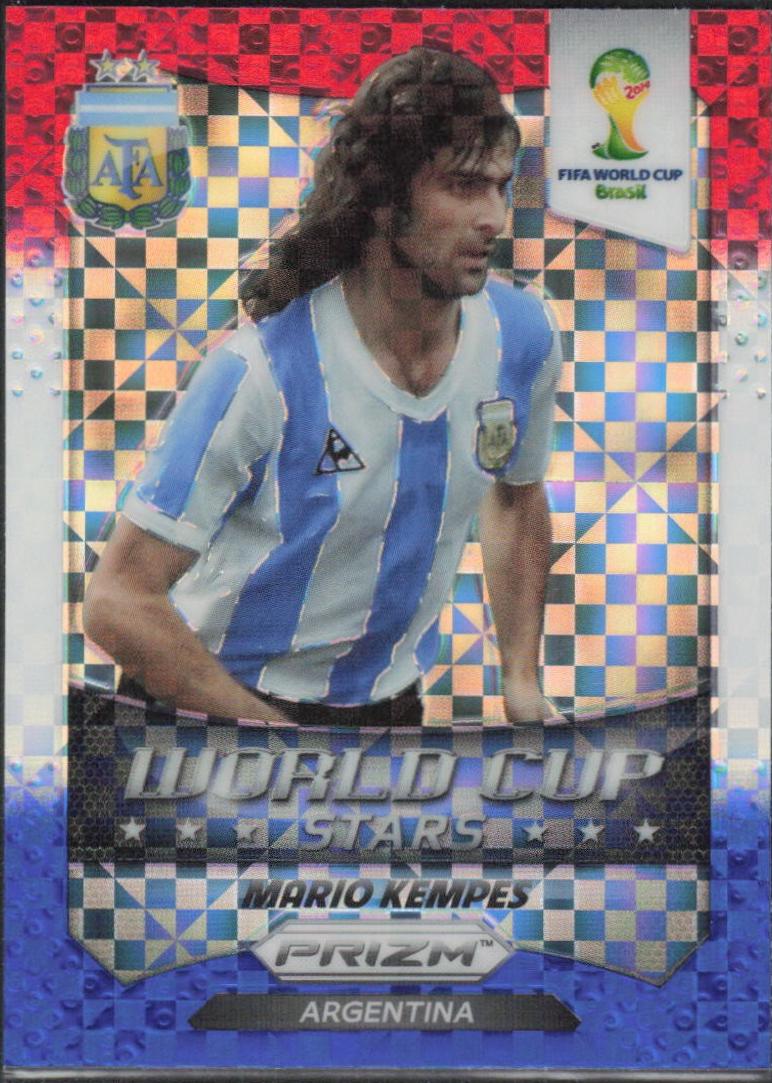 Mario Kempes [Red White Blue Power Plaid] #43