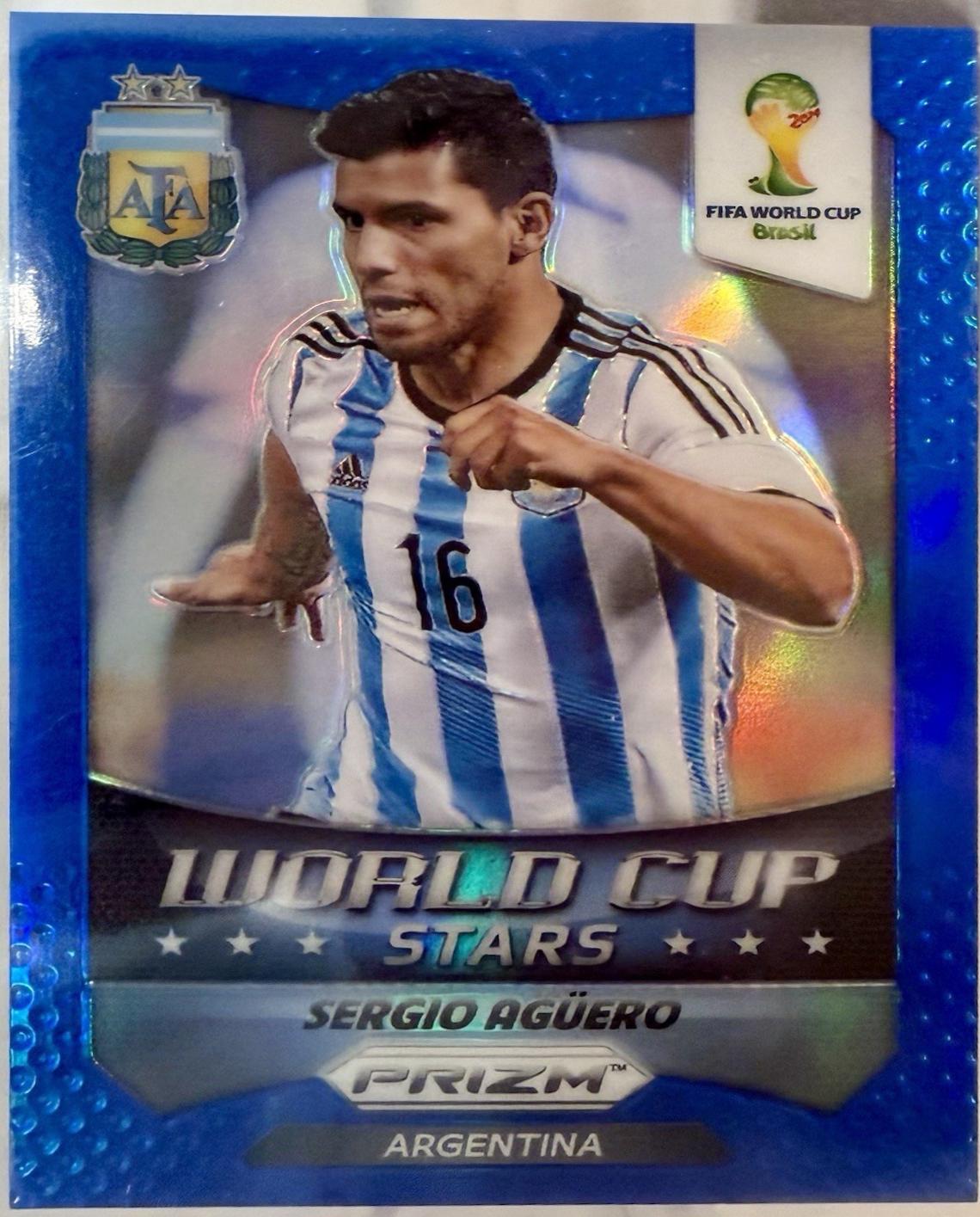 Sergio Aguero [Blue Prizm] #2