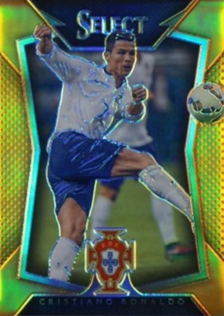Cristiano Ronaldo [White Jersey Orange Prizm] #36