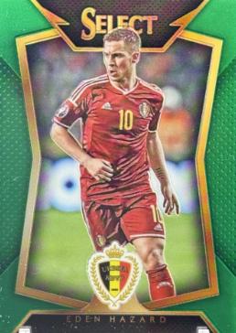 Eden Hazard [Red Jersey Green Prizm] #84