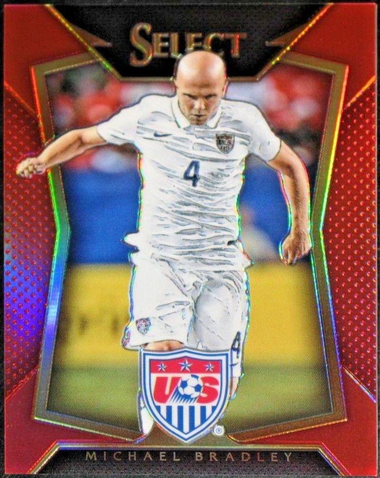 Michael Bradley [Blue Jersey Red Prizm] #18