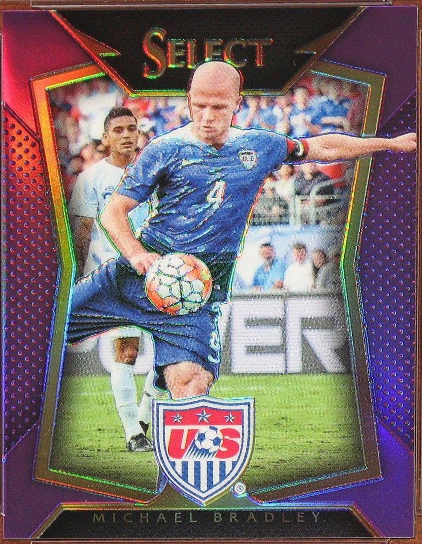 Michael Bradley [White Jersey Purple Prizm ] #18