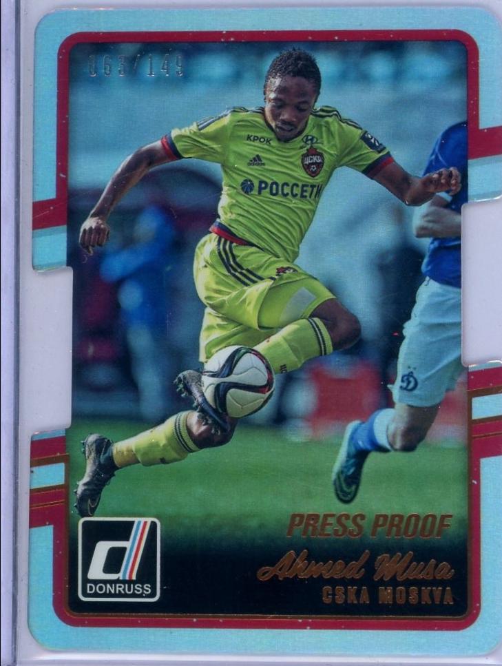 Ahmed Musa [Press Proof Die Cut] #64