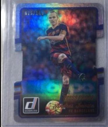 Andres Iniesta [Press Proof Die Cut] #22