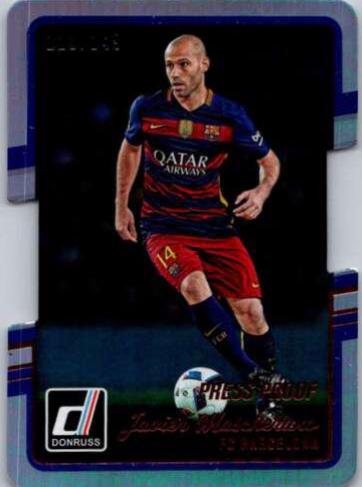 Javier Mascherano [Press Proof Die Cut] #27