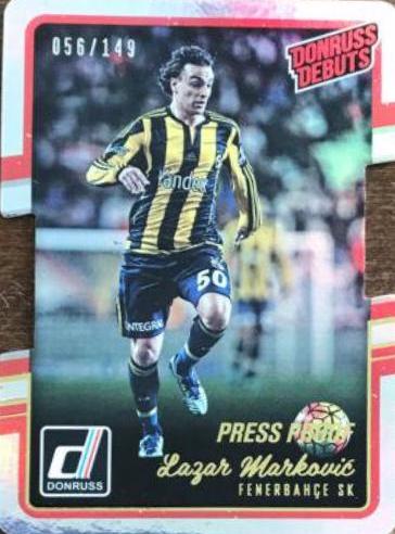 Lazar Markovic [Press Proof Die Cut] #217