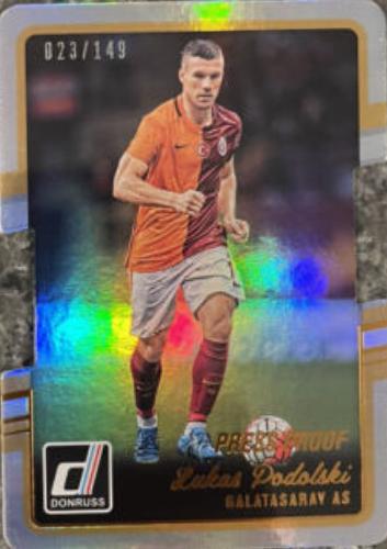 Lukas Podolski [Press Proof Die Cut] #96