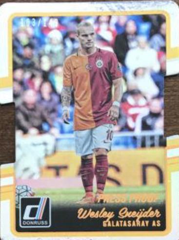 Wesley Sneijder [Press Proof Die Cut] #99