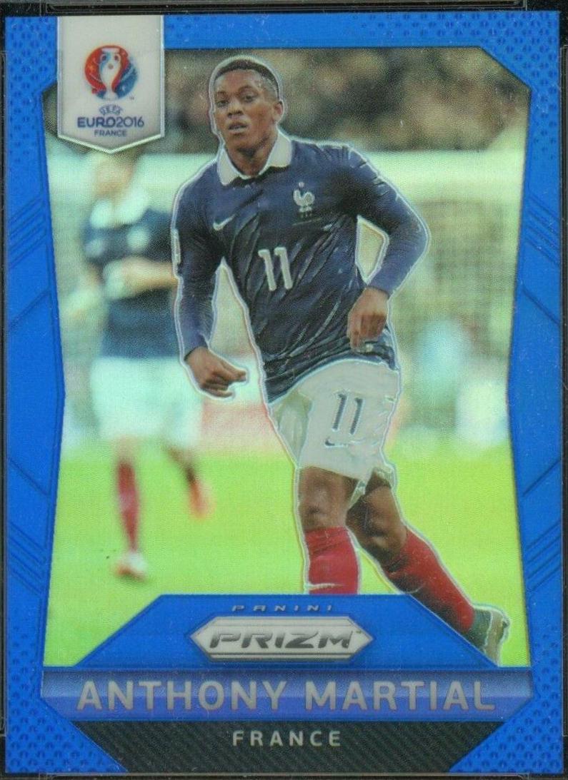 Anthony Martial [Blue Prizm] #10