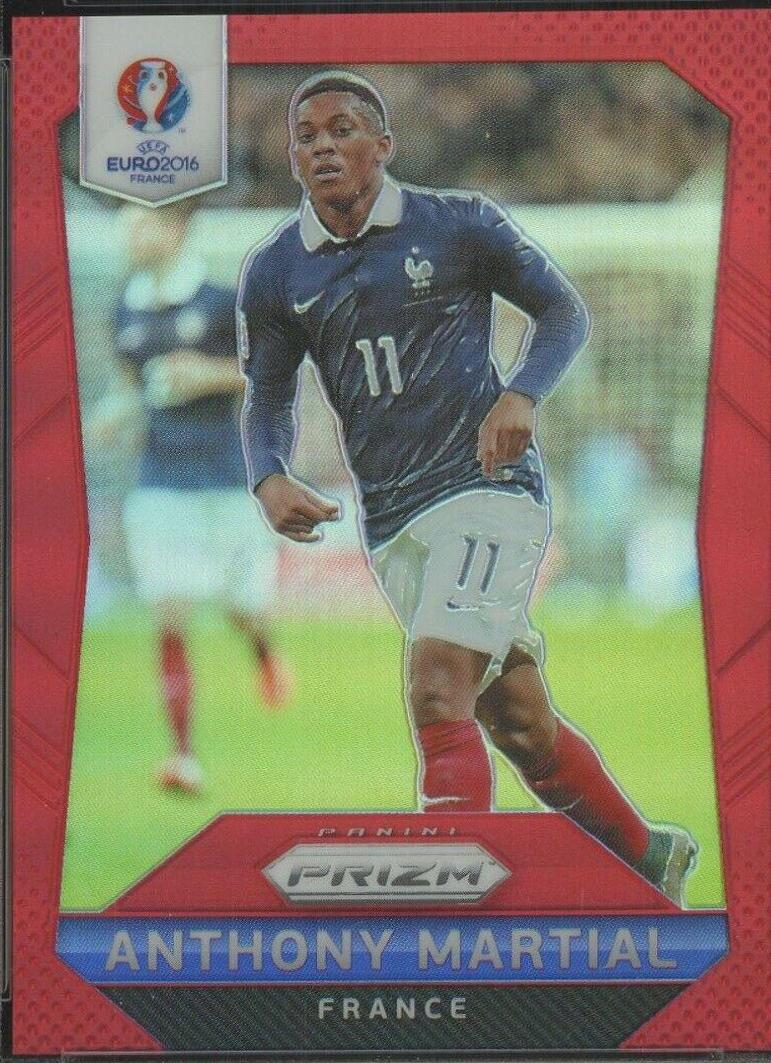 Anthony Martial [Red Prizm] #10