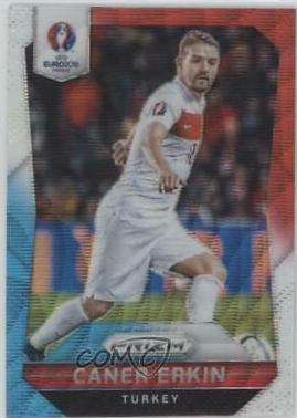 Caner Erkin [Red & Light Blue Prizm] #208