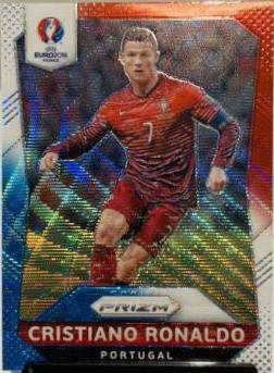 Cristiano Ronaldo [Red & Light Blue Prizm] #97