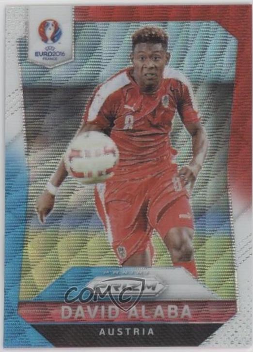 David Alaba [Red & Light Blue Prizm] #76