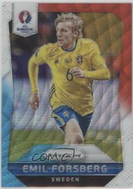 Emil Forsberg [Red & Light Blue Prizm] #250