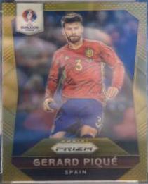 Gerard Pique [Gold Prizm] #38
