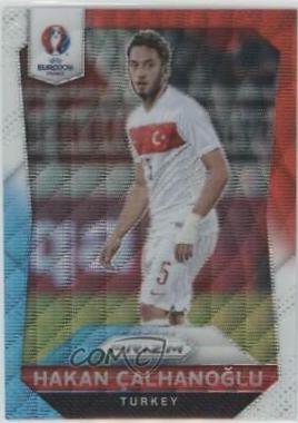 Hakan Calhanoglu [Red & Light Blue Prizm] #205