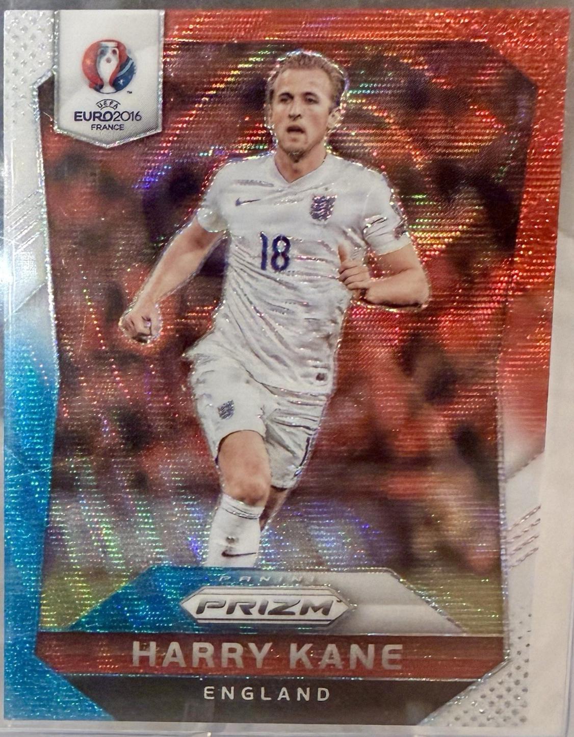 Harry Kane [Red & Light Blue Prizm] #56