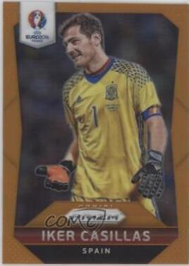 Iker Casillas [Orange Prizm] #34