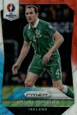 John O'Shea [Red & Light Blue Prizm] #226