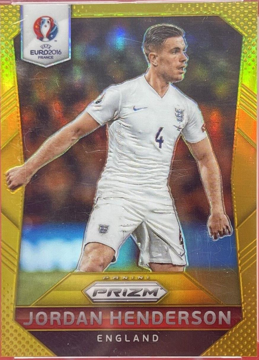 Jordan Henderson [Gold Prizm] #58