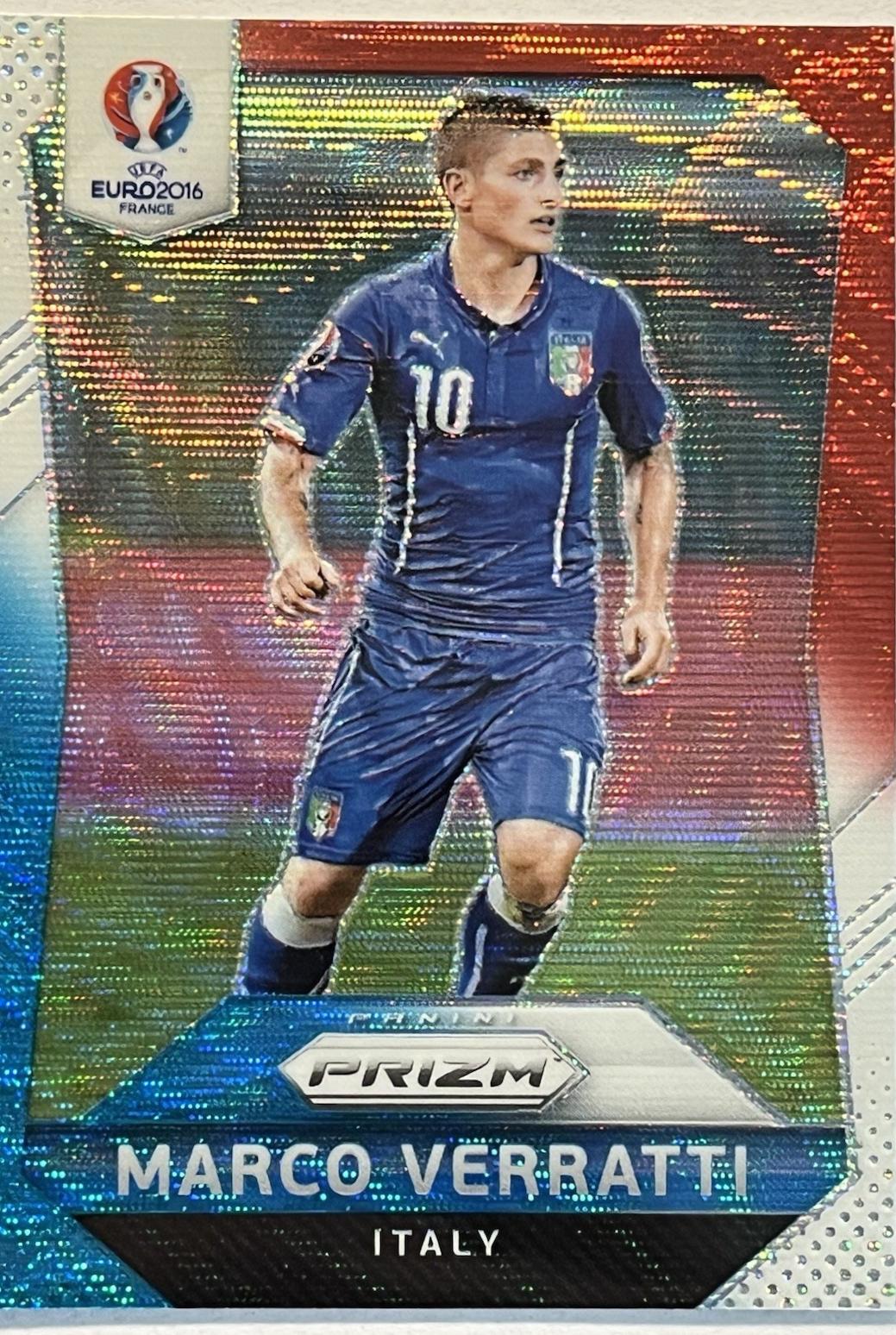 Marco Verratti [Red & Light Blue Prizm] #91