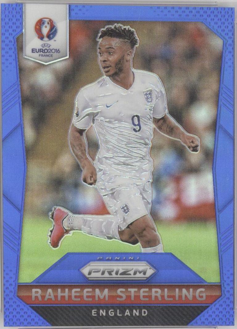 Raheem Sterling [Blue Prizm] #64