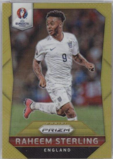 Raheem Sterling [Gold Prizm] #64