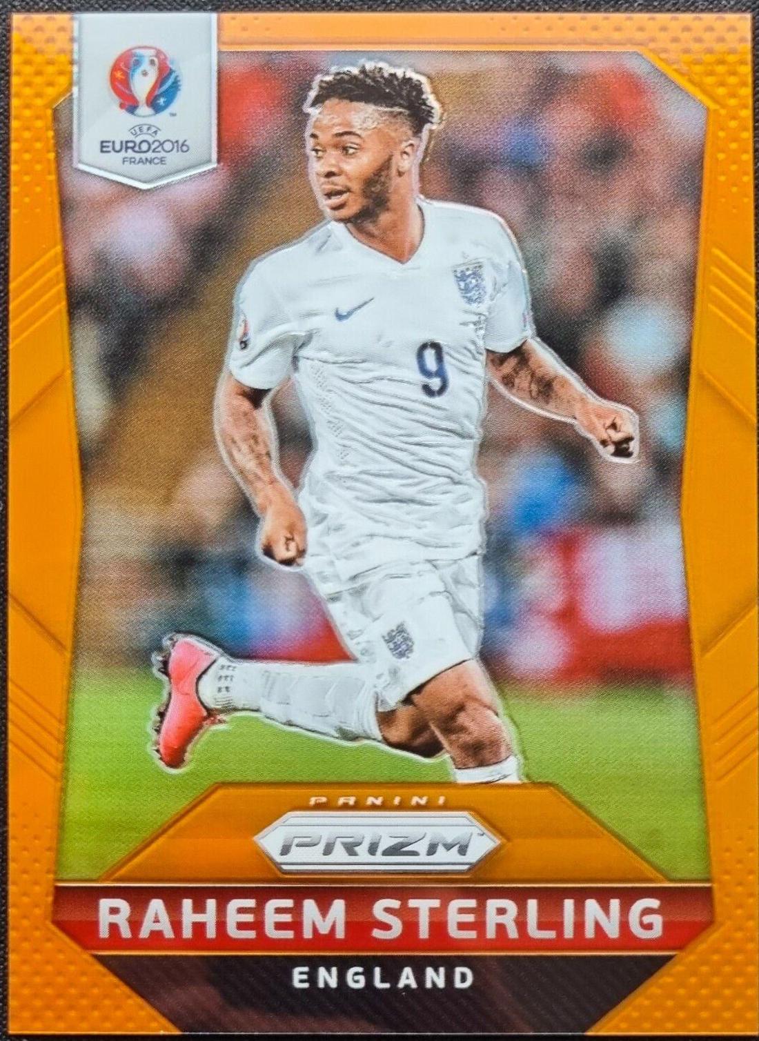Raheem Sterling [Orange Prizm] #64