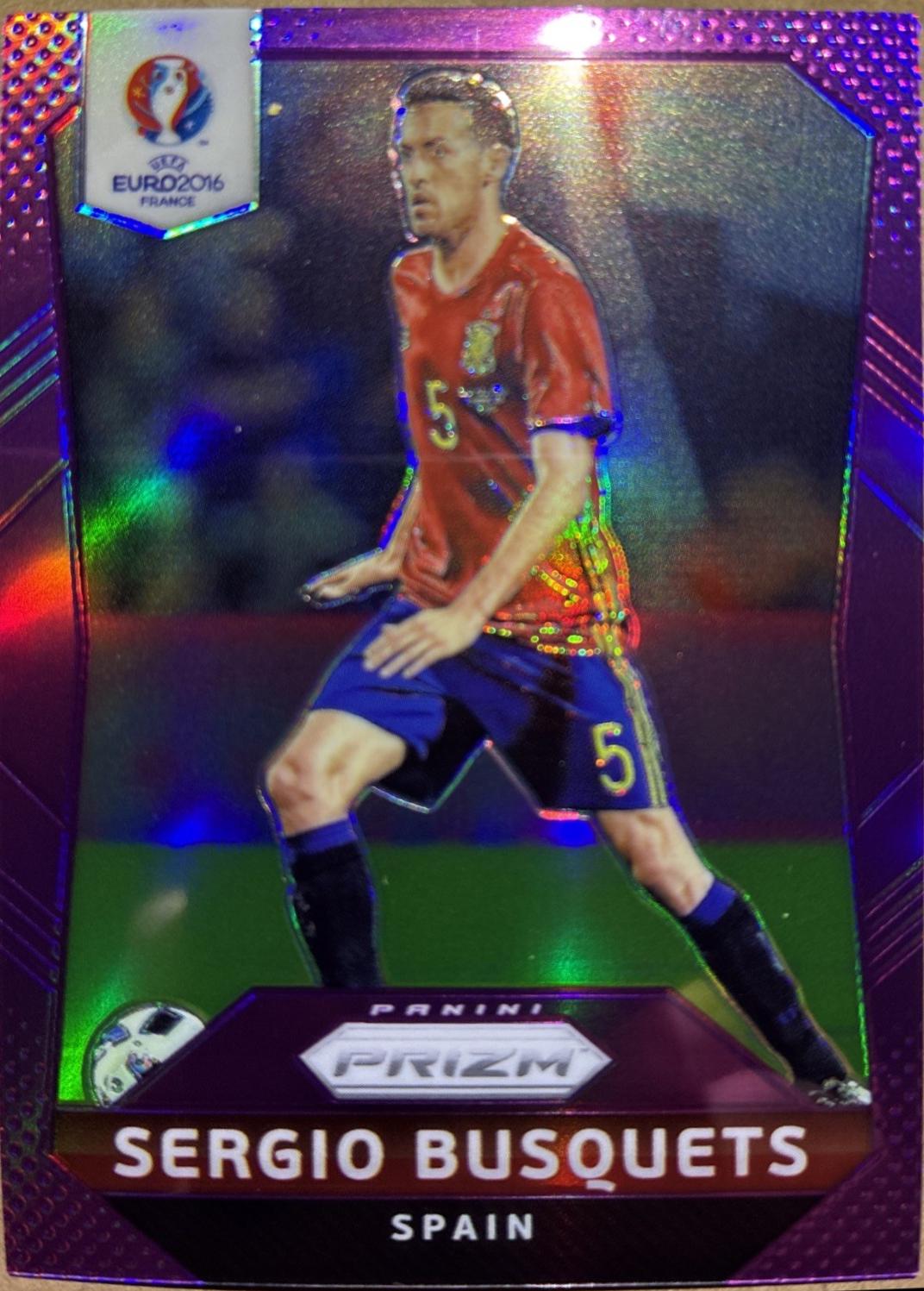 Sergio Busquets [Purple Prizm] #39