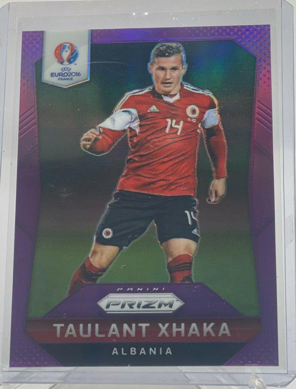 Taulant Xhaka [Purple Prizm] #192