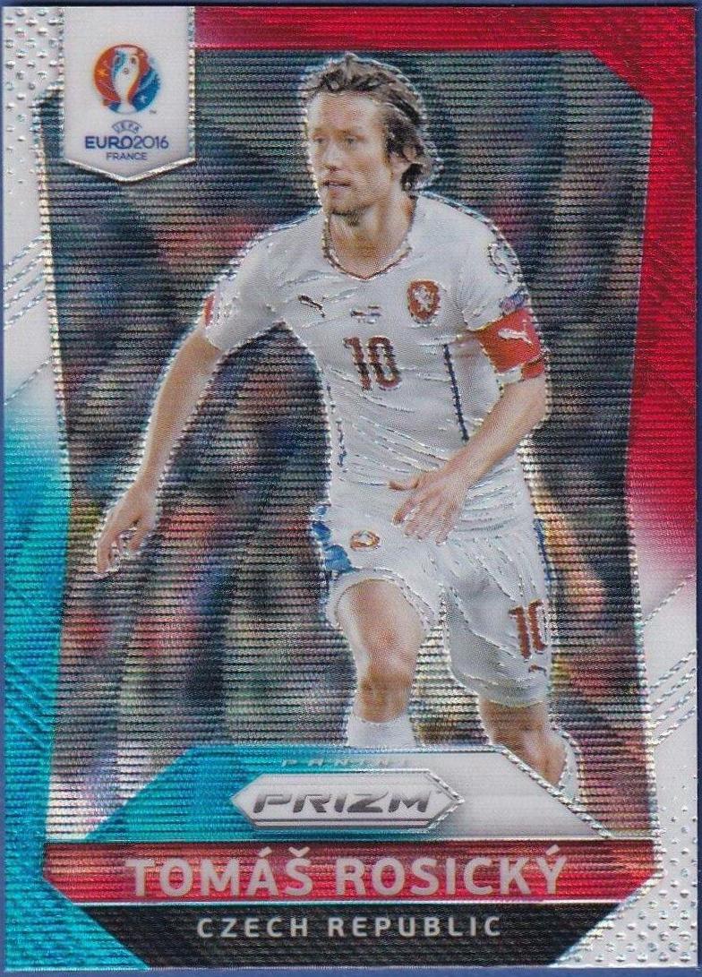 Tomas Rosicky [Red & Light Blue Prizm] #17