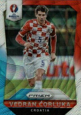 Vedran Corluka [Red & Light Blue Prizm] #189