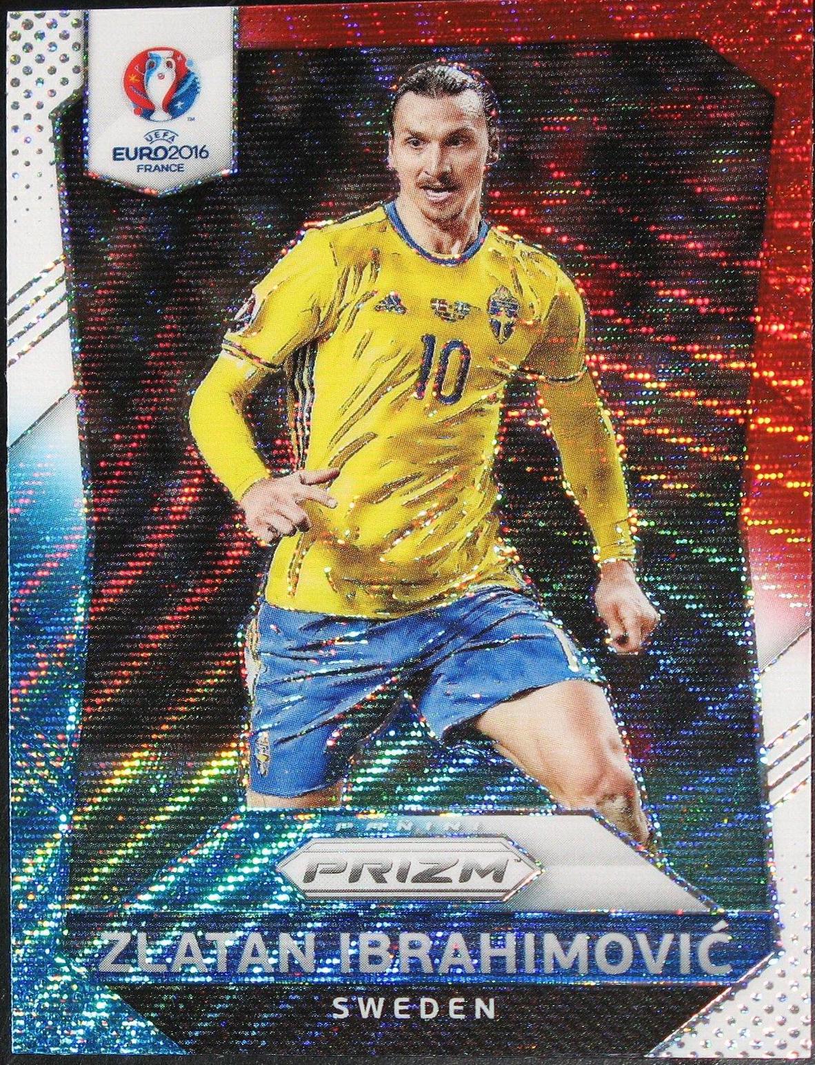 Zlatan Ibrahimovic [Red & Light Blue Prizm] #241