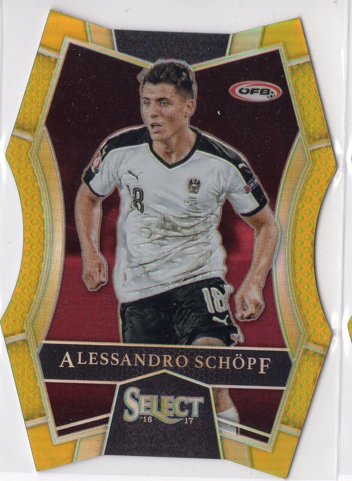 Alessandro Schopf [Gold Prizm Die Cut] #129