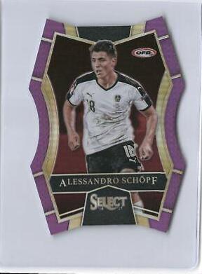Alessandro Schopf [Purple Prizm Die Cut] #129