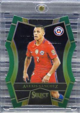 Alexis Sanchez [Green Prizm Die Cut] #105