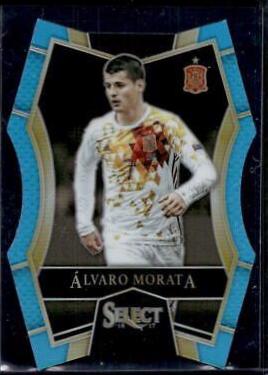 Alvaro Morata [Light Blue Prizm Die Cut] #124
