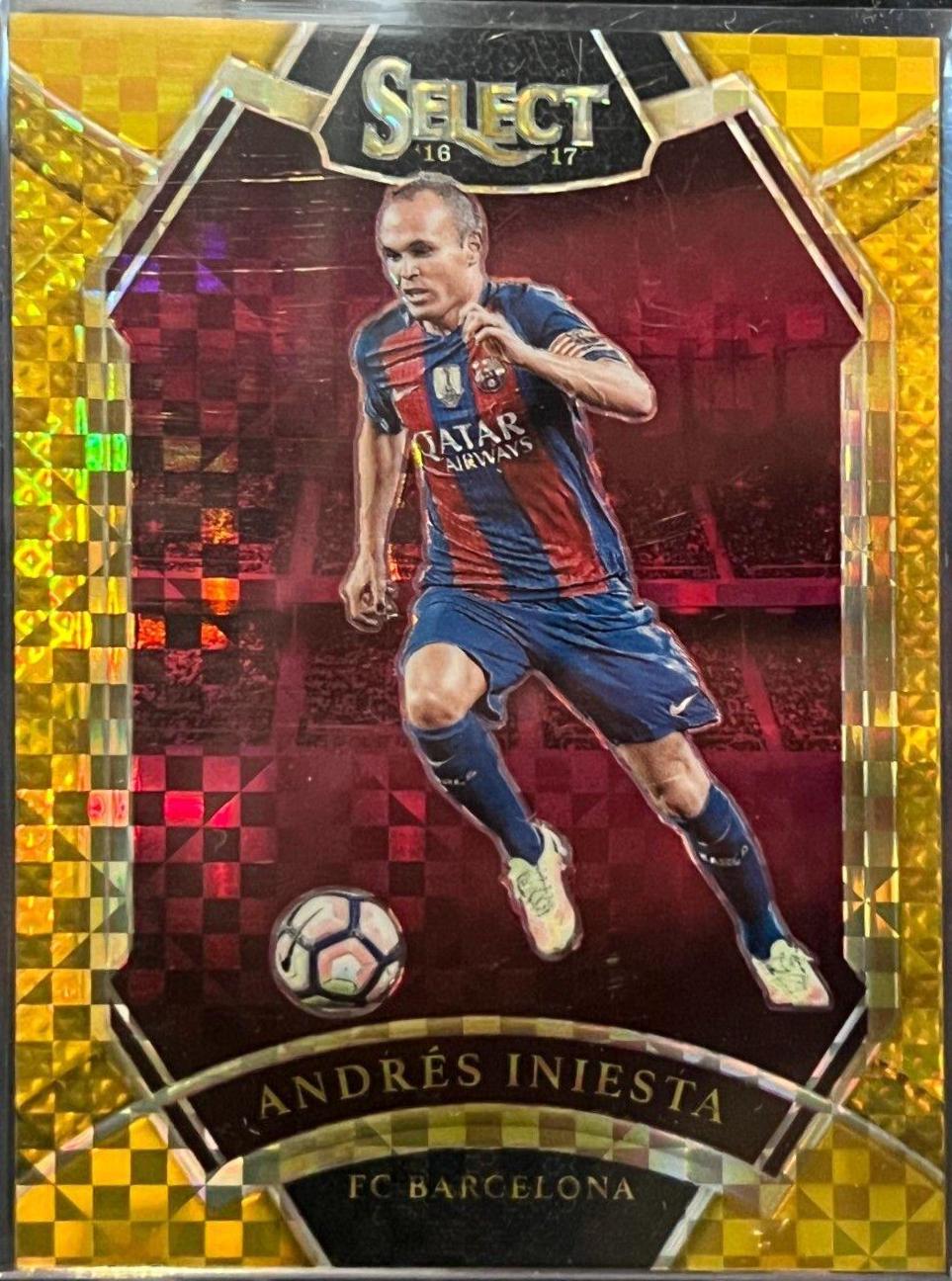 Andres Iniesta [Gold Prizm] #225